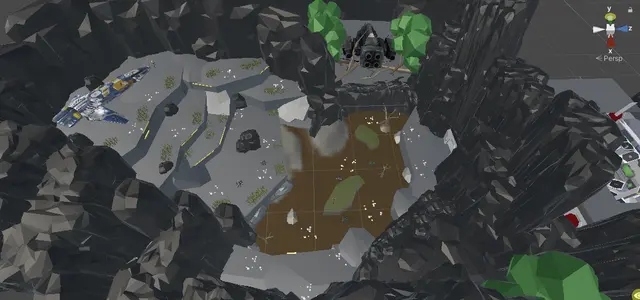 Star Wars-inspired level — view 3